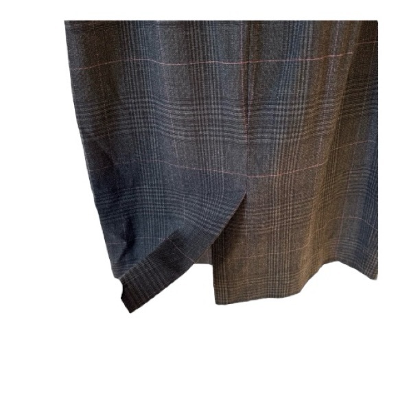 MOSCHINO Cheap and Chic Vintage 90s Y2K Wool Rayon Plaid Pink Tartan Dress Sz XS - Picture 5 of 8